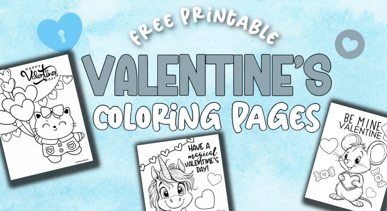 free Valentine's day colring pages for kids
